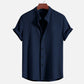 Short Sleeve Loose Shirt Top Summer Mens Clothing