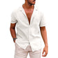 Men’s Casual Short-Sleeve Button-Down Shirt