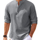 Men’s Casual Long-Sleeve Stand Collar Shirt