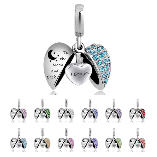 Wing Heart Pendant – Stainless Steel Perfume Pendant