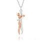Hot Sale Affectionate Hug Necklace Couples Anniversary Valentine's Day  Gift Fashion Punk Street Style Pendant Necklace