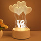 3D Lamp Acrylic USB LED Night Light – Neon Sign Style