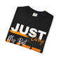 Living Life T-Shirt — Minimal Orange Surf Graphic Tee