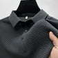 Mesh Ice Silk Short Sleeve T-shirt Men's Clothing