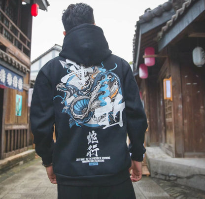 Men’s Hoodie – Chinese Letter High Street Pullover