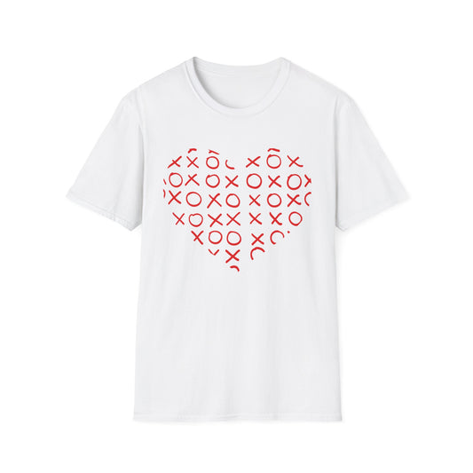 XOXO Heart T-Shirt — Valentine's Kiss & Hug Graphic Tee