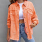 Fashion Ripped Shirt Jacket Female Autumn And Spring Casual Tops Womens Clothing