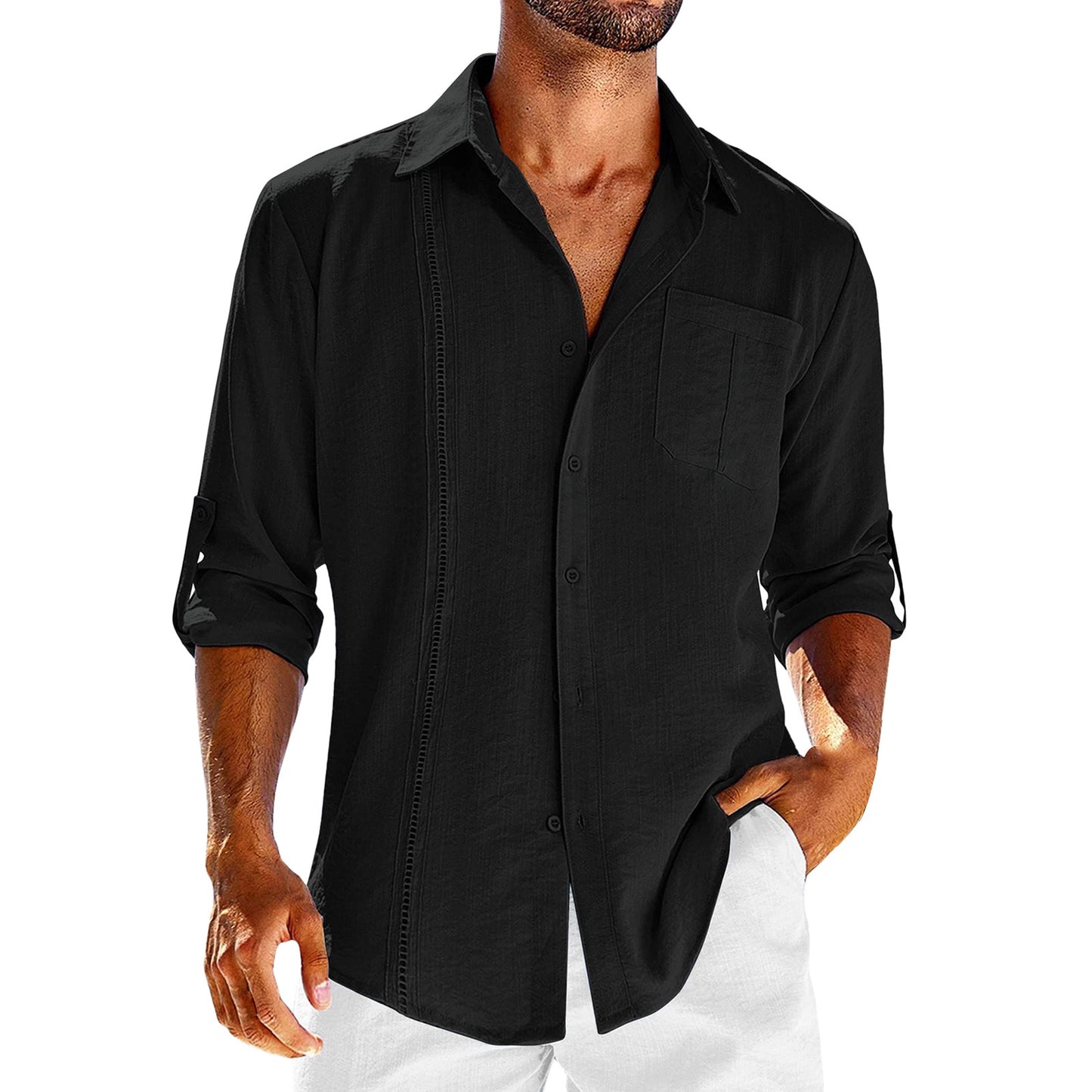 Men’s Casual Long-Sleeve Shirt