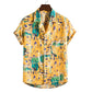 Men’s New Printed Short-Sleeve Beach T-Shirt – Fresh Summer Style
