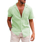Men’s Casual Short-Sleeve Button-Down Shirt