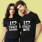 European and American Style Couples Short-Sleeve T-Shirts,