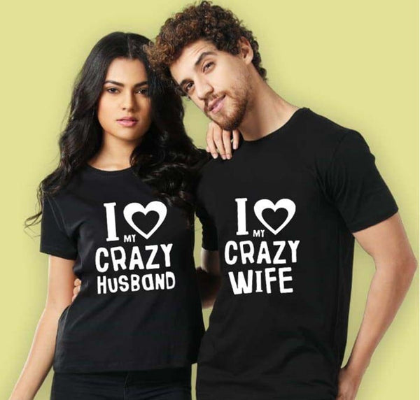 European and American Style Couples Short-Sleeve T-Shirts,