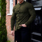 Men’s Casual Long-Sleeve Button-Down Shirt