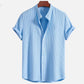 Short Sleeve Loose Shirt Top Summer Mens Clothing