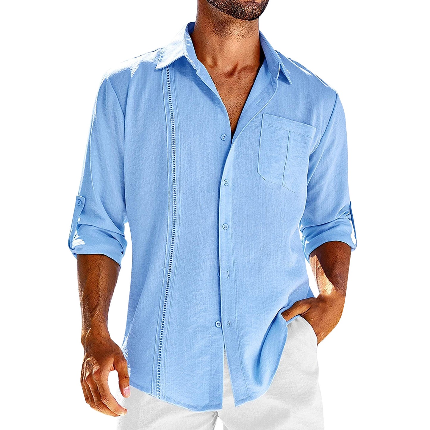 Men’s Casual Long-Sleeve Shirt