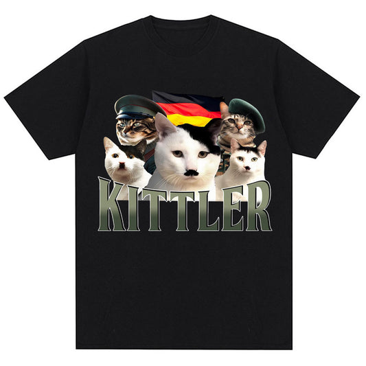 Funny “Kittler” Cat Meme T-Shirts for Men