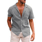 Men’s Casual Short-Sleeve Button-Down Shirt