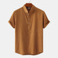Men’s Casual Solid Color Short-Sleeve Shirt