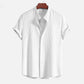 Short Sleeve Loose Shirt Top Summer Mens Clothing