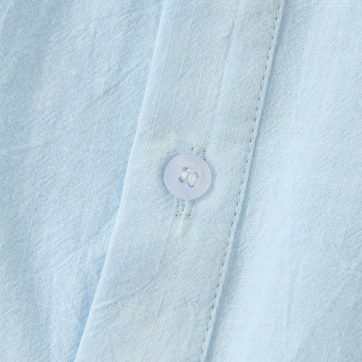 Men’s Casual Solid Color Short-Sleeve Shirt